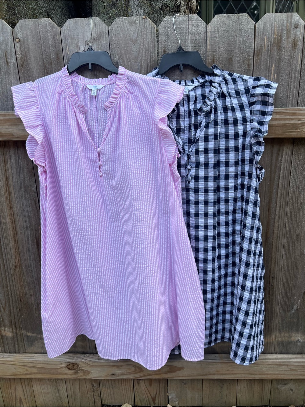Time and Tru Seersucker Dress Set of 2 Plus Size 3X